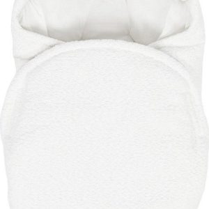 Bílá dětská zavinovačka z materiálu bouclé 45x80 cm – Meowbaby