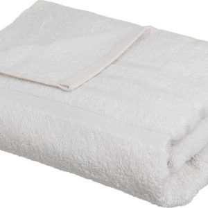 Bílá froté bavlněná osuška 100x150 cm Simple – Casa Selección