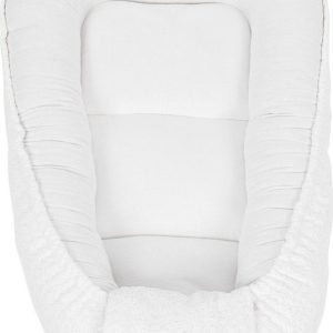 Bílé hnízdečko pro miminko 55x83 cm – Meowbaby