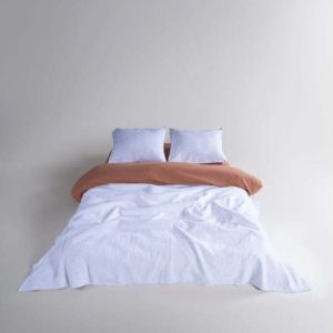 Bílý set přehozu a povlaku na polštář z žakáru 240x260 cm Jacquard – Mila Home Luxury