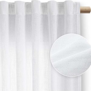 Bílý závěs 140x250 cm Valeta – Restilo