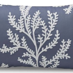 Dekorační polštář 30x50 cm Coral Leaf Embroidered – Catherine Lansfield