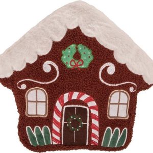 Dekorační polštář s vánočním motivem z materiálu bouclé 38x35 cm House – Tiseco Home Studio