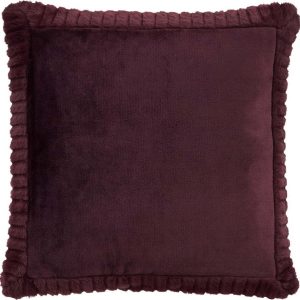 Dekorační polštář z mikroplyše 55x55 cm Velvet and Faux Fur – Catherine Lansfield