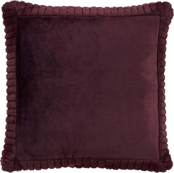 Dekorační polštář z mikroplyše 55x55 cm Velvet and Faux Fur – Catherine Lansfield