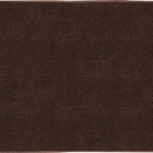 Hnědá koupelnová předložka z bio bavlny 50x80 cm Soft – Mette Ditmer Denmark