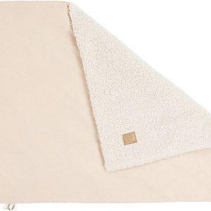 Krémová dětská deka s beránkem 100x77 cm – Meowbaby