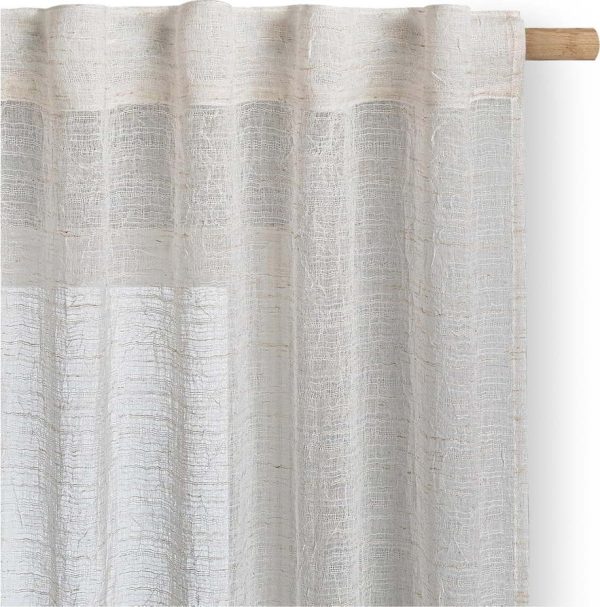 Krémový závěs 140x250 cm Drimar – Restilo