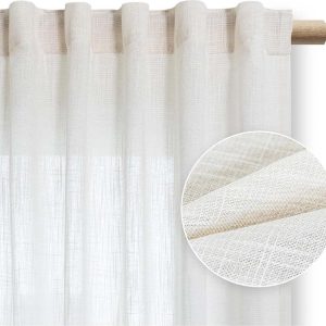 Krémový závěs 140x270 cm Valeta – Restilo