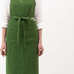 Lněná zástěra True Green – Linen Tales