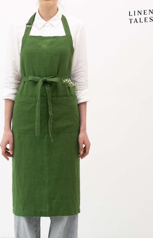 Lněná zástěra True Green – Linen Tales