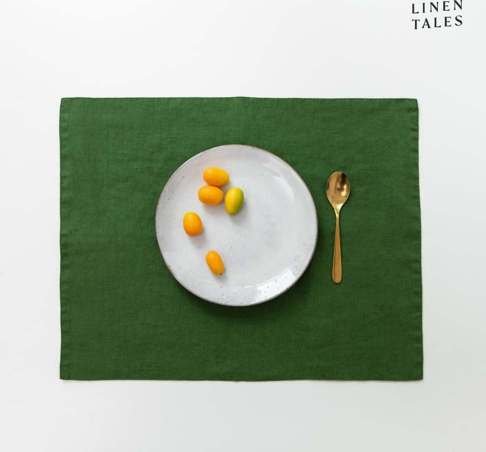 Lněné prostírání 35x45 cm True Green – Linen Tales