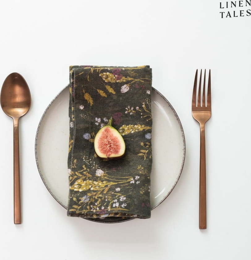 Lněné ubrousky v sadě 2 ks 40x40 cm Woodland – Linen Tales