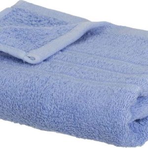 Modrý froté bavlněný ručník 50x100 cm Simple – Casa Selección