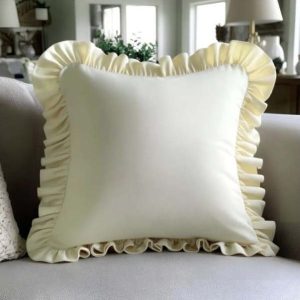 Povlak na polštář s příměsí bavlny 40x40 cm Ruffled – Mila Home