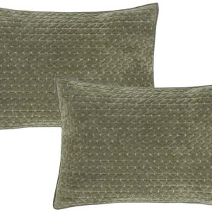 Povlaky na polštáře v sadě 2 ks 50x75 cm Attica Velvet Embroidered – Bianca