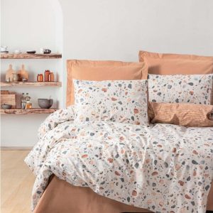 Povlečení na dvoulůžko/prodloužené z bavlny Renforcé 240x220 cm Earth-Inspired Calm – Mila Home Luxury