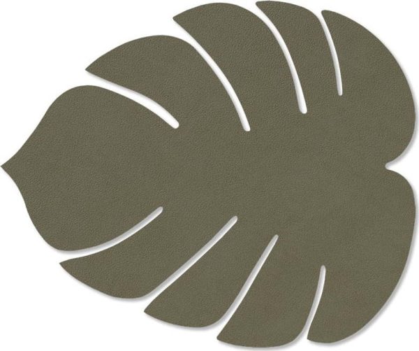 Prostírání z eko kůže 22x26 cm Monstera Leaf Nupo – LIND DNA