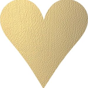 Prostírání z eko kůže 30x30 cm Heart Hippo – LIND DNA