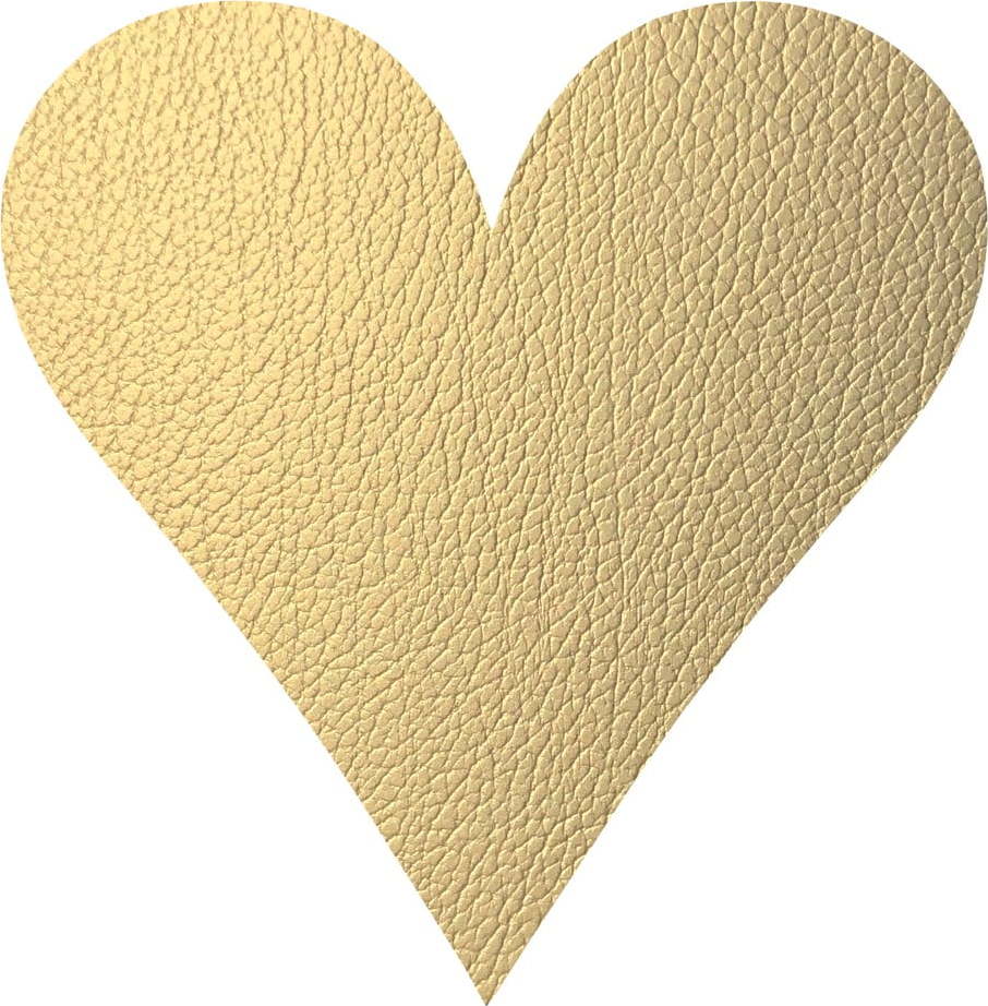 Prostírání z eko kůže 30x30 cm Heart Hippo – LIND DNA