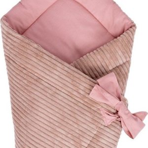 Růžová manšestrová dětská zavinovačka 35x65 cm – Meowbaby