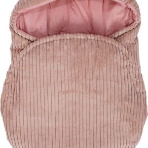 Růžová manšestrová dětská zavinovačka 45x80 cm – Meowbaby