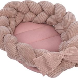 Růžové hnízdečko pro miminko 47x70 cm – Meowbaby