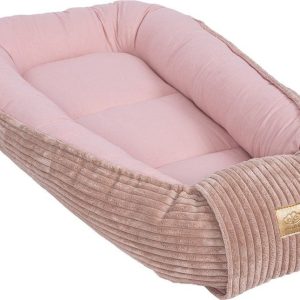 Růžové hnízdečko pro miminko 55x83 cm – Meowbaby