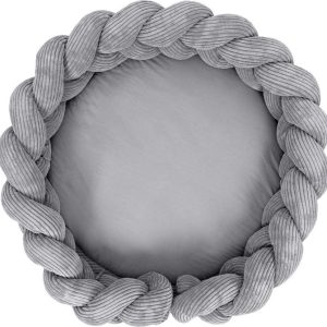 Šedé hnízdečko pro miminko 100x100 cm – Meowbaby