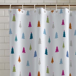 Sprchový závěs 180x180 cm Christmas Tree – Catherine Lansfield