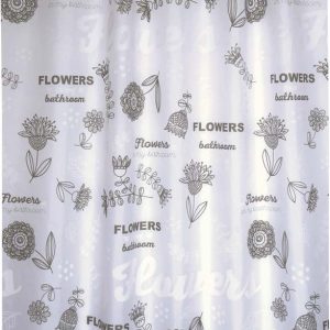 Sprchový závěs 180x200 cm Flowers – MSV
