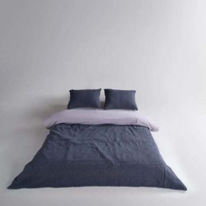 Tmavě šedý set přehozu a povlaku na polštář z žakáru 240x260 cm Jacquard – Mila Home Luxury