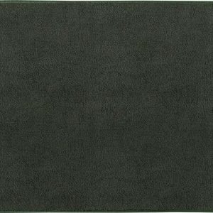 Tmavě zelená/modrá koupelnová předložka z bio bavlny 50x80 cm Soft – Mette Ditmer Denmark