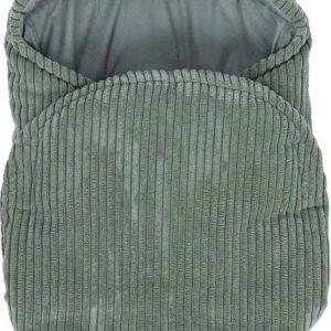 Zelená manšestrová dětská zavinovačka 45x80 cm – Meowbaby