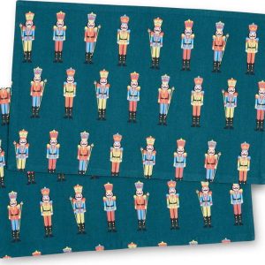 Bavlněná prostírání v sadě 4 ks s vánočním motivem 30x46 cm Nutcracker – Catherine Lansfield