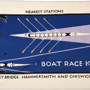 Bavlněná utěrka 50x70 cm Boat Race – Rex London