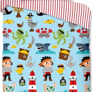 Bavlněné dětské povlečení na jednolůžko 140x200 cm Caribbean – Good Morning