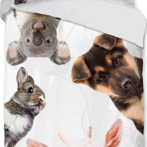 Bavlněné dětské povlečení na jednolůžko/prodloužené 140x220 cm Semmie – Good Morning