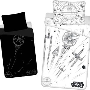 Bavlněné dětské povlečení se svítícím efektem na jednolůžko 140x200 cm Star Wars – Jerry Fabrics