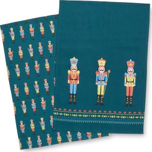 Bavlněné utěrky v sadě 4 ks s vánočním motivem 50x70 cm Nutcracker – Catherine Lansfield