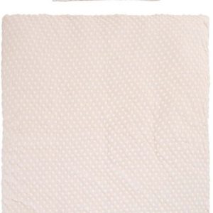 Béžové dětské povlečení do postýlky s příměsí bavlny 100x135 cm Frosty Almond – Roba