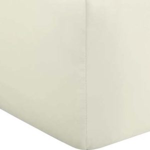 Béžové napínací saténové prostěradlo 135x190 cm Silky Soft – Catherine Lansfield