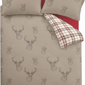 Béžové povlečení Catherine Lansfield Stag