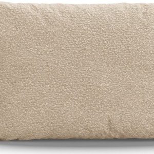 Béžový polštář na gauč z textilie bouclé Poppy – Micadoni