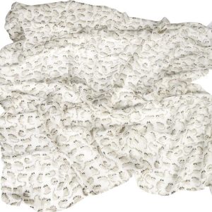 Bílá/šedá mušelínová zavinovací dětská deka 120x120 cm Kitty Cats – Rex London