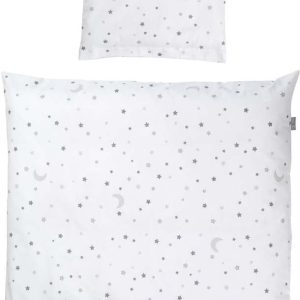 Bílé bavlněné dětské povlečení do postýlky 80x80 cm Sternenzauber – Roba