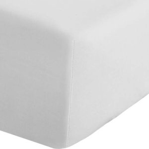 Bílé napínací perkálové prostěradlo 150x200 cm Easy Iron Percale – Catherine Lansfield