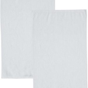 Bílé rychleschnoucí/froté bavlněné osušky v sadě 2 ks 90x140 cm Quick Dry – Catherine Lansfield