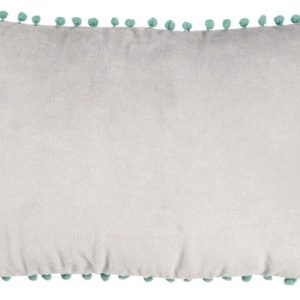 Bílý dekorační polštář 50x33 cm Pom Pom – Rex London