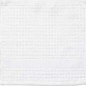 Bílý froté ručník z Bio bavlny 30x30 cm Check – JUNA